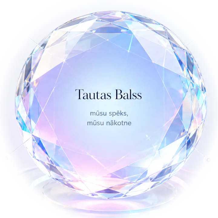 Tautas Balss — kristāla simbols